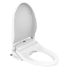Elongated LED Light Electric Bidet Toilet Seat Heated Toilet Seat with Warm Air Dryer and Night Light