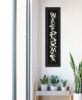 "Welcome Sign I" by House Fenway; Ready to Hang Framed Print; Black Frame