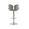COOLMORE Swivel Bar Stools Set of 2 Adjustable Counter Height Chairs with Footrest for Kitchen, Dining Room