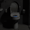 Elongated LED Light Electric Bidet Toilet Seat Heated Toilet Seat with Warm Air Dryer and Night Light