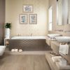 "Bathroom Humor Collection" 3-Piece Vignette By Debbie DeWitt; Printed Wall Art; Ready To Hang Framed Poster; Beige Frame
