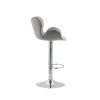COOLMORE Swivel Bar Stools Set of 2 Adjustable Counter Height Chairs with Footrest for Kitchen, Dining Room