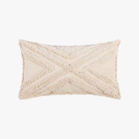 Tassel Tufted Pillow Decoration Cushion Cover (Option: 30x50cm-Single Pillowcase)