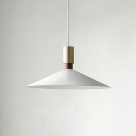 Modern Minimalist Single-headed Dining Room Round Bar Dining Table Lamp (Option: White small size 30CM-Warm light)