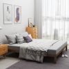 Wooden platform bed frame